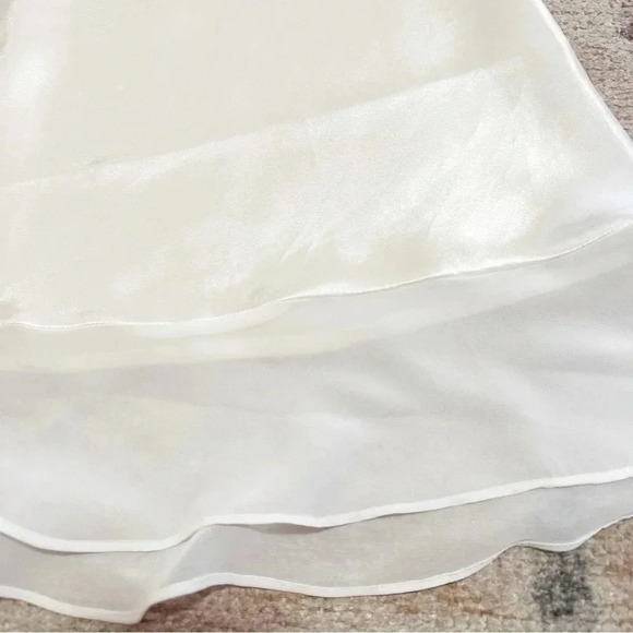 Y2K White Bridal Nightgown size Medium - Picture 4 of 8